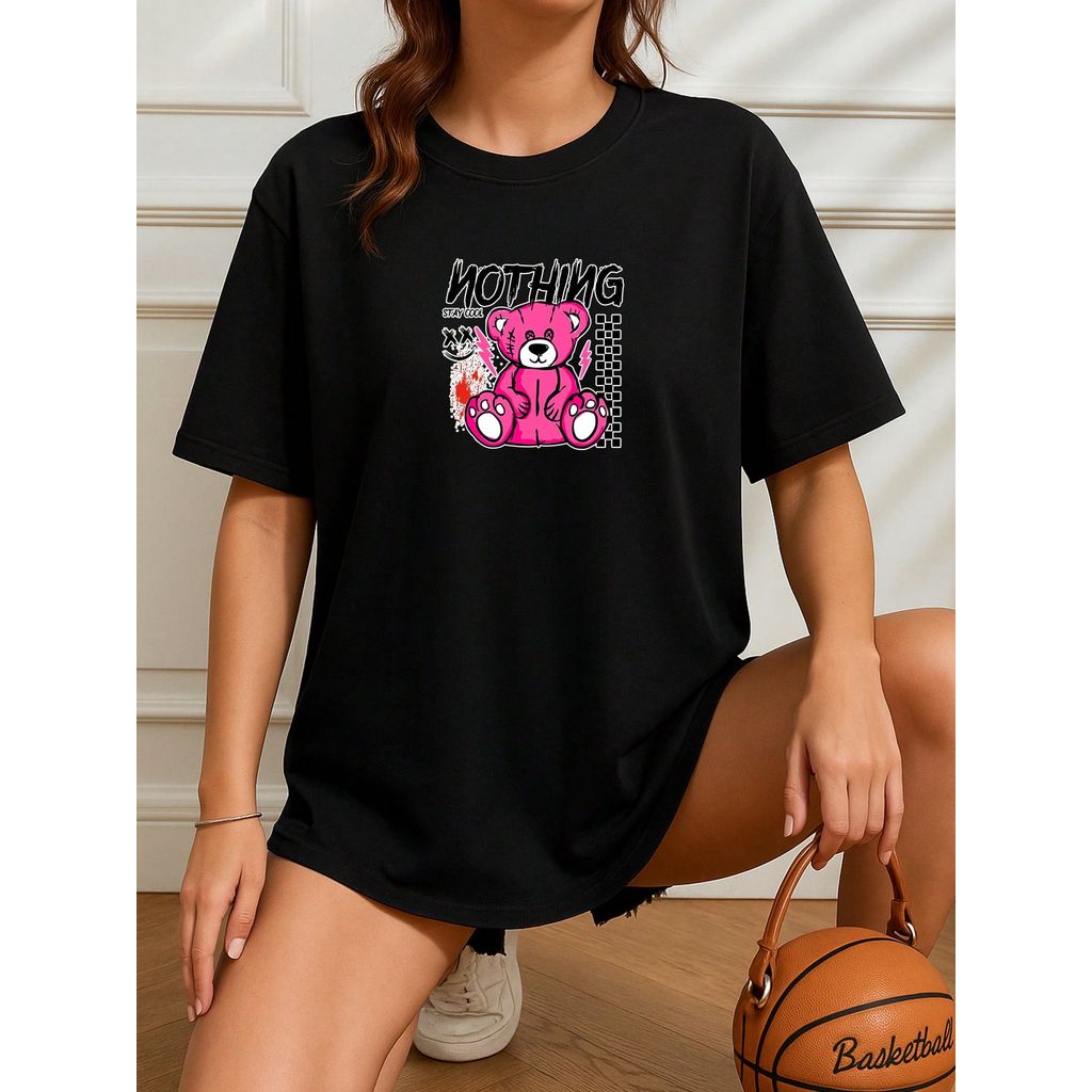 Camisetão Feminino Nothing Stay Cool Nada Fica Legal Street Urban Streetwear Tumblr Estilosa Várias Cores 100% Algodão