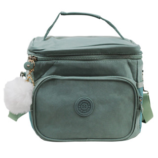 Frasqueira Térmica Lancheira Alça Grande De Volta às Aulas Impermeável Acompanha Um Chaveiro Pompom em Oferta na Shopee