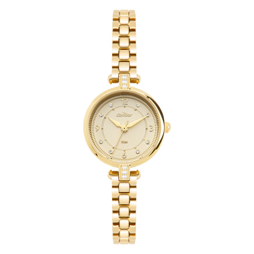 Relógio Condor Feminino Mini Joia Dourado - CO2035NVS/5X