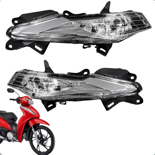 Par Seta Pisca Dianteiro Para Honda Biz 110 E 125 2018 2024