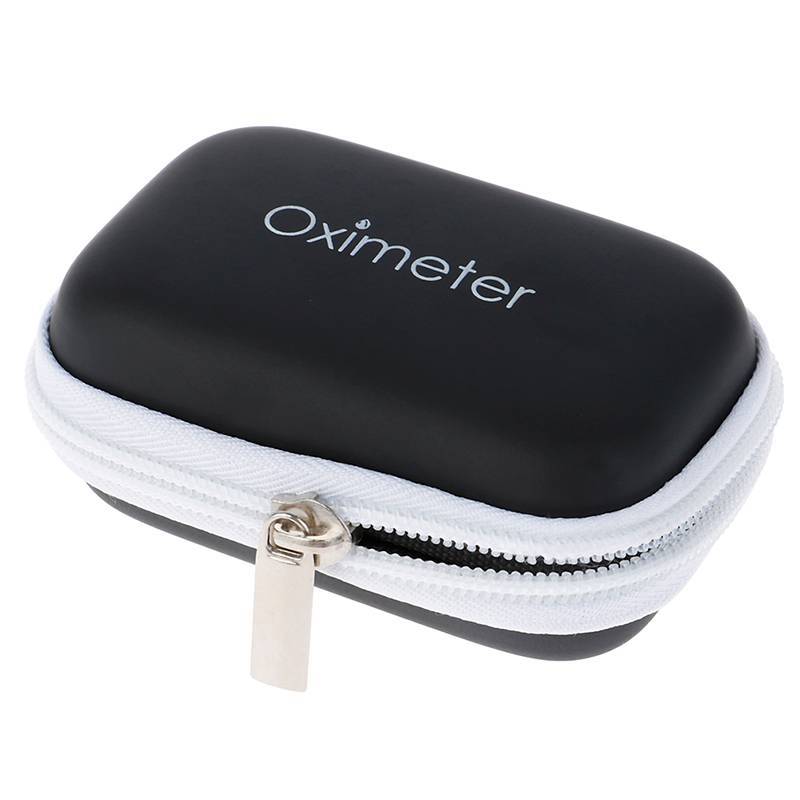 Bolsa para monitor de oximetria de pulso, bolsa com zíper saco de armazenamento de oxímetro