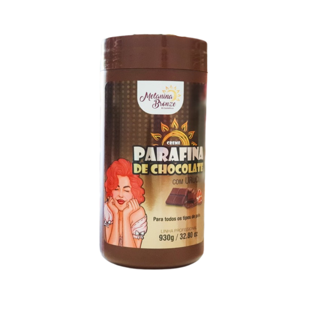Melanina Bronze Parafina Chocolate com Urucum 930g