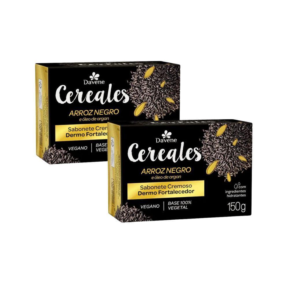 2 Un Sabonete Vegetal em Barra Cereales Dermo Fortalecedor 150g