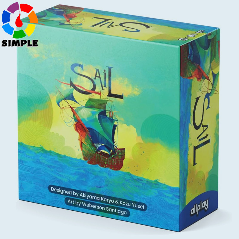 Allplay Sail Board Game - Cooperative Trick Taking Game - 2 Players - 20 Minute Playing Time (Sail Base Game)