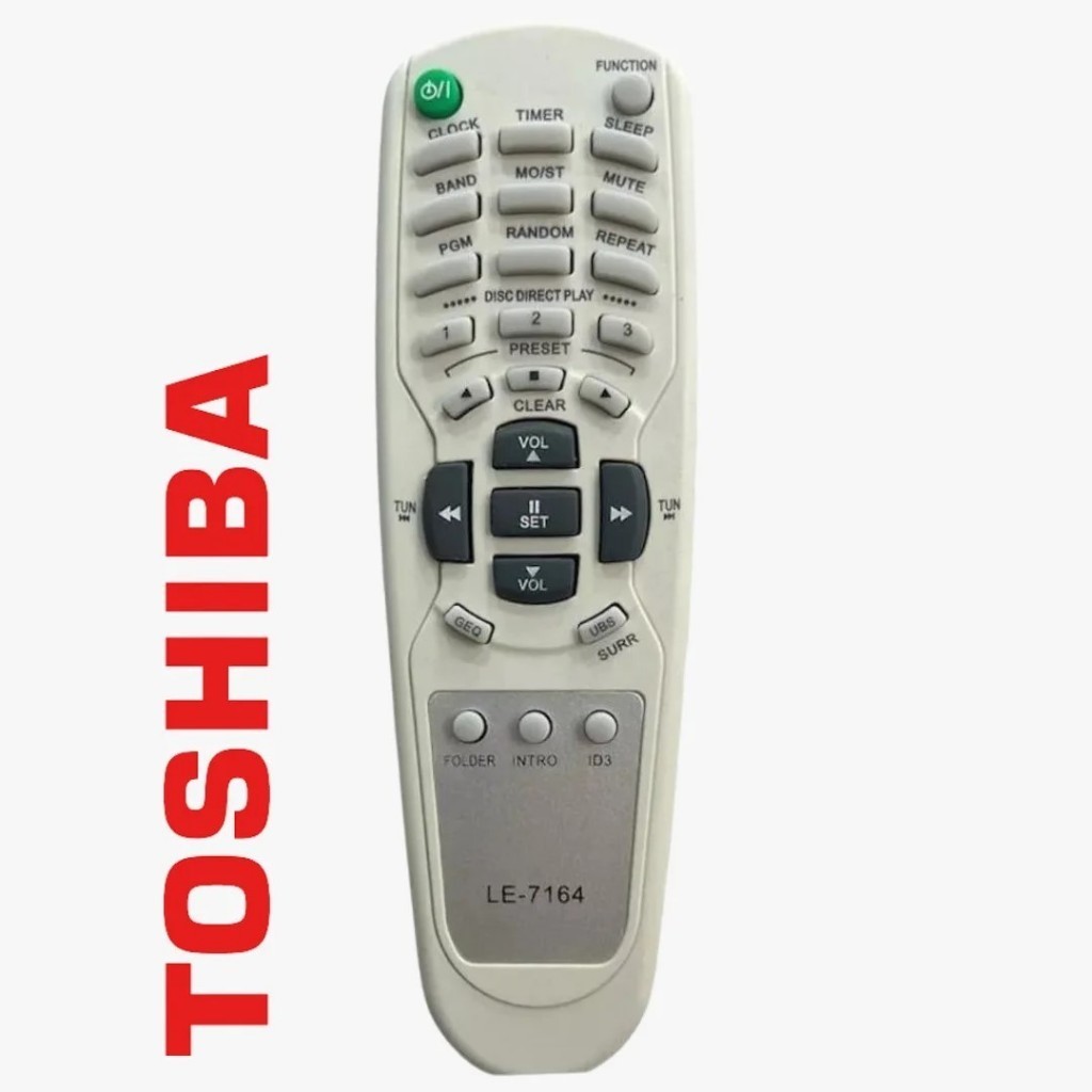 7164 Controle Remoto para SOM Semp Toshiba CR-2799 CR-2821