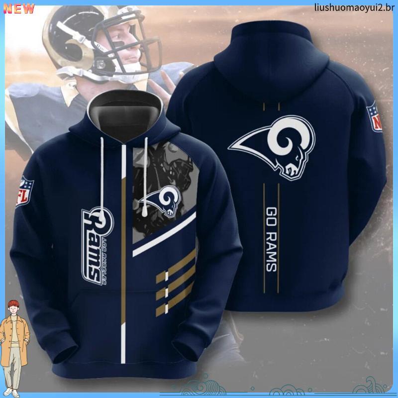 NFL Football Kansas City Chiefs 3D Capuz Impresso De Bolso Com Pullover Hoodie