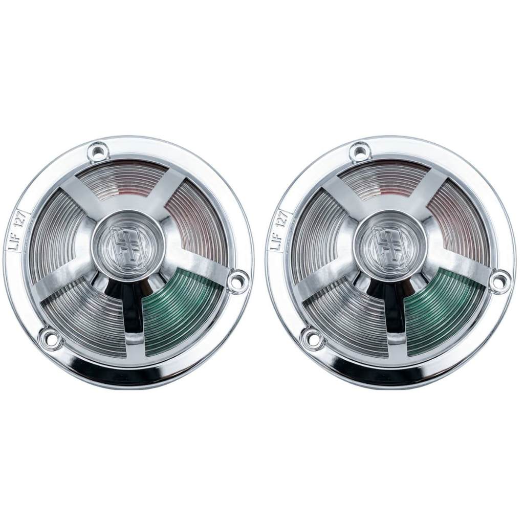 2 Lanterna Sinaleira Estribo cristal Compativel MB 1113