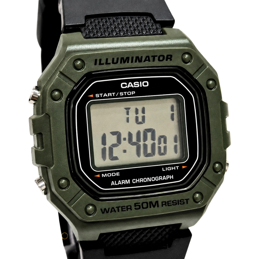 Relógio Casio Digital Esportivo Masculino W-218H-3AVDF