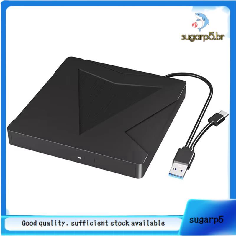 Unidade De DVD Externa CD -/+ RW Player Burner Óptica Portátil Para Laptop PC Computador Notebook 11 10