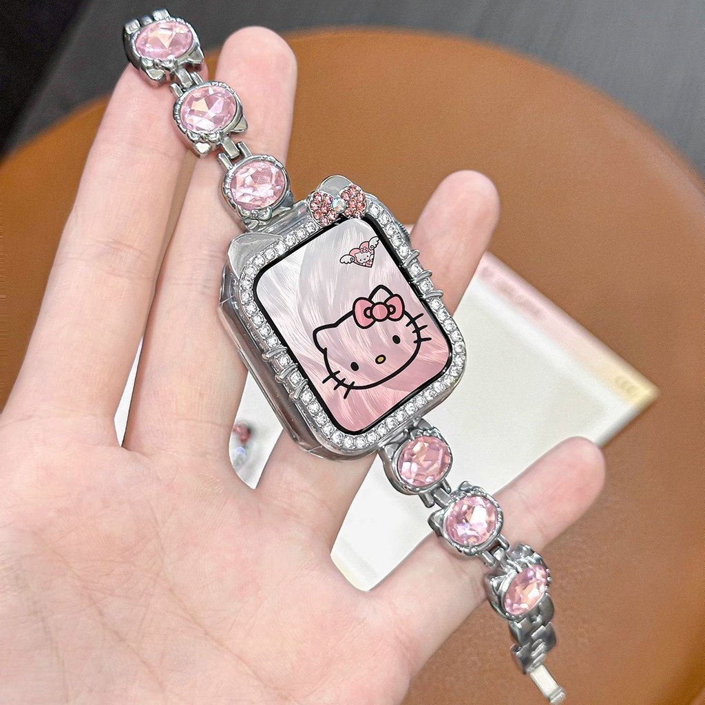 Diamante Bling Caso Para Smartwatch Huawei Relógio Ajuste 5 5 Pro Anti Gores Oco Protetor De Tela Capa Acessórios Fit 4