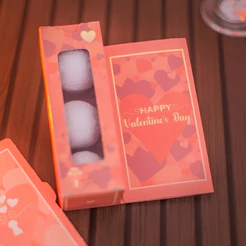 10 CAIXA CARTAO (03 DOCES) VALENTINES DAY 4x4x12 cm 4928 ( DIA DOS NAMORADOS IDEIA ) OUTLET