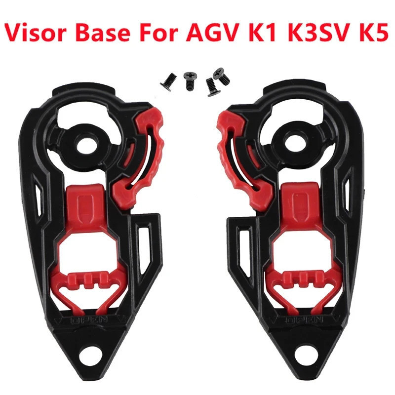 [2026NOVO] Peças e Acessórios para Capacete de Motocicleta, Base de Fixação da Viseira para Capacete AGV K1 K3SV K5 0XCI