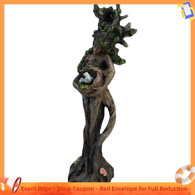 Ranarxaxênia00 Kokiyaetree Homem E Pássaro Estátua Resina Artesanato Decoração De Mesa Escultura De Deusa De Jardim