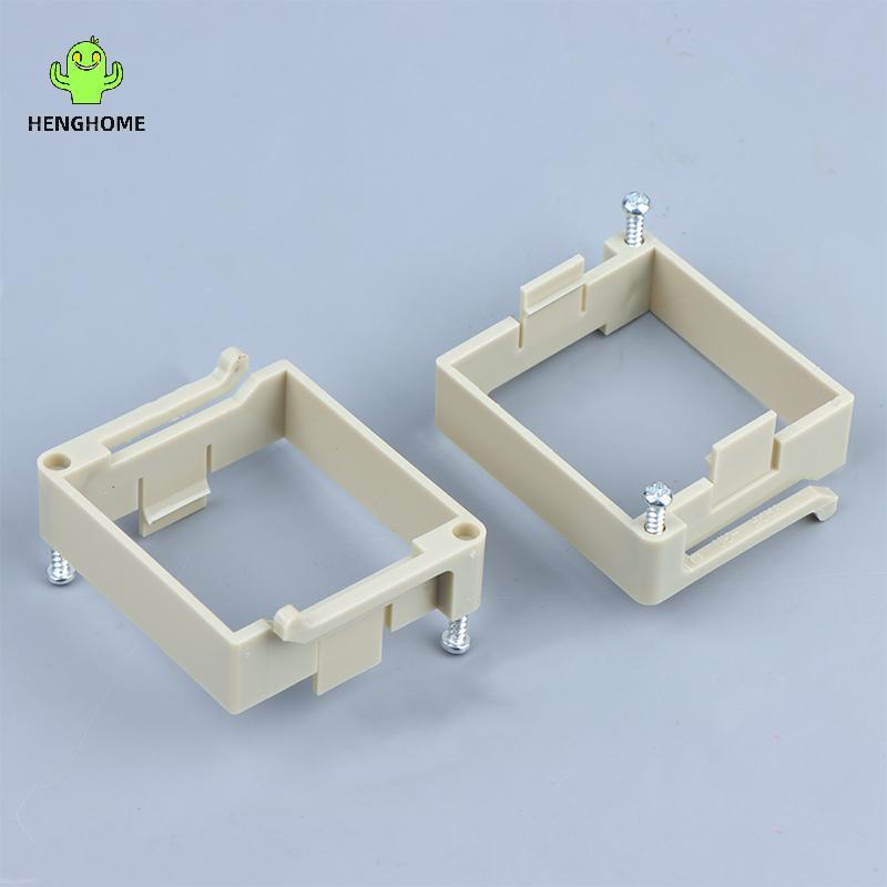 HENGHOME 5 10Pcs FTRA03 Bule De Montagem De Relé De Tempo Para H3CR H3BA AH5E DH48S Y92F 30 Substituição Durável Automaç