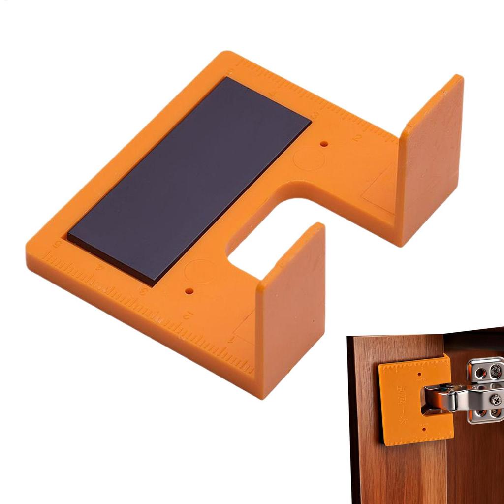 Ferramenta De Dobradiça De Porta Magnética Precisa , Gadgets Para Casa , Gabarito Armário Painel De Garagem , Gaveta De em Oferta na Shopee