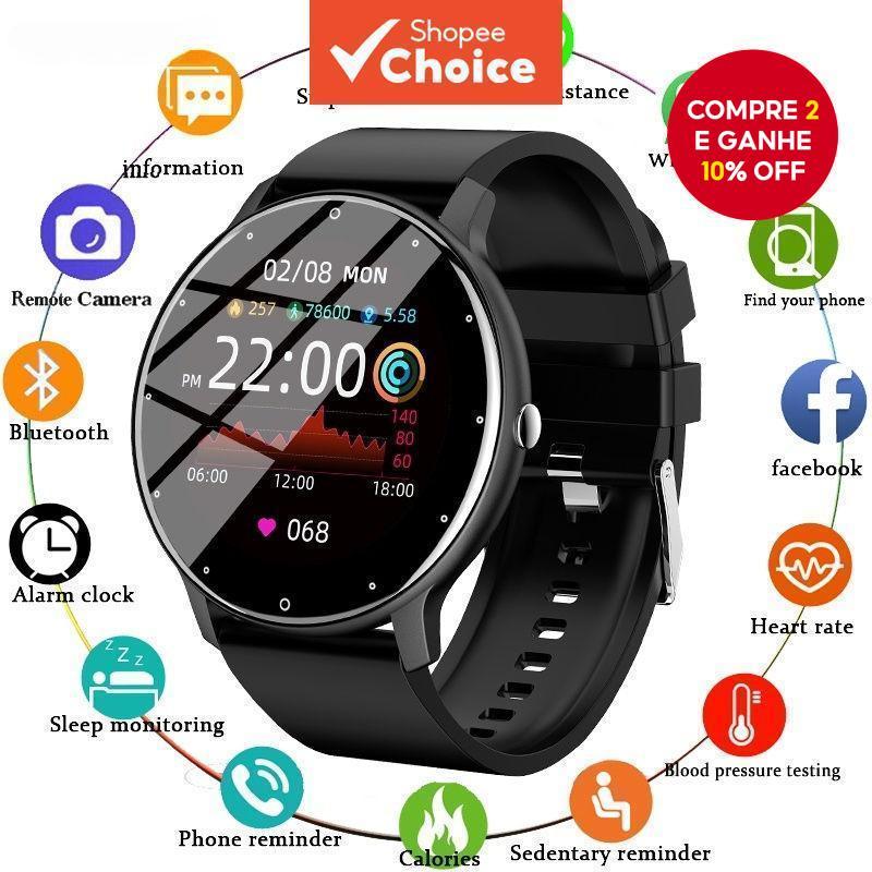Smartwatch Relógio Inteligente Multifuncional À Prova D'água Com Frequência Cardíaca Bluetooth Para Crianças