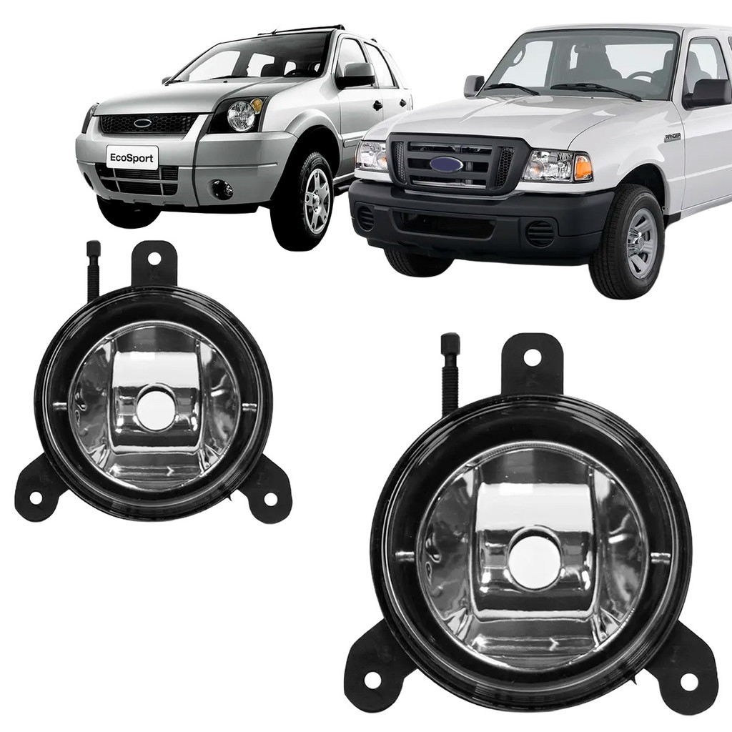 Par Farol Milha Ecosport Ranger 2003 2004 2005 2006 2007 2008 2009 em Oferta na Shopee