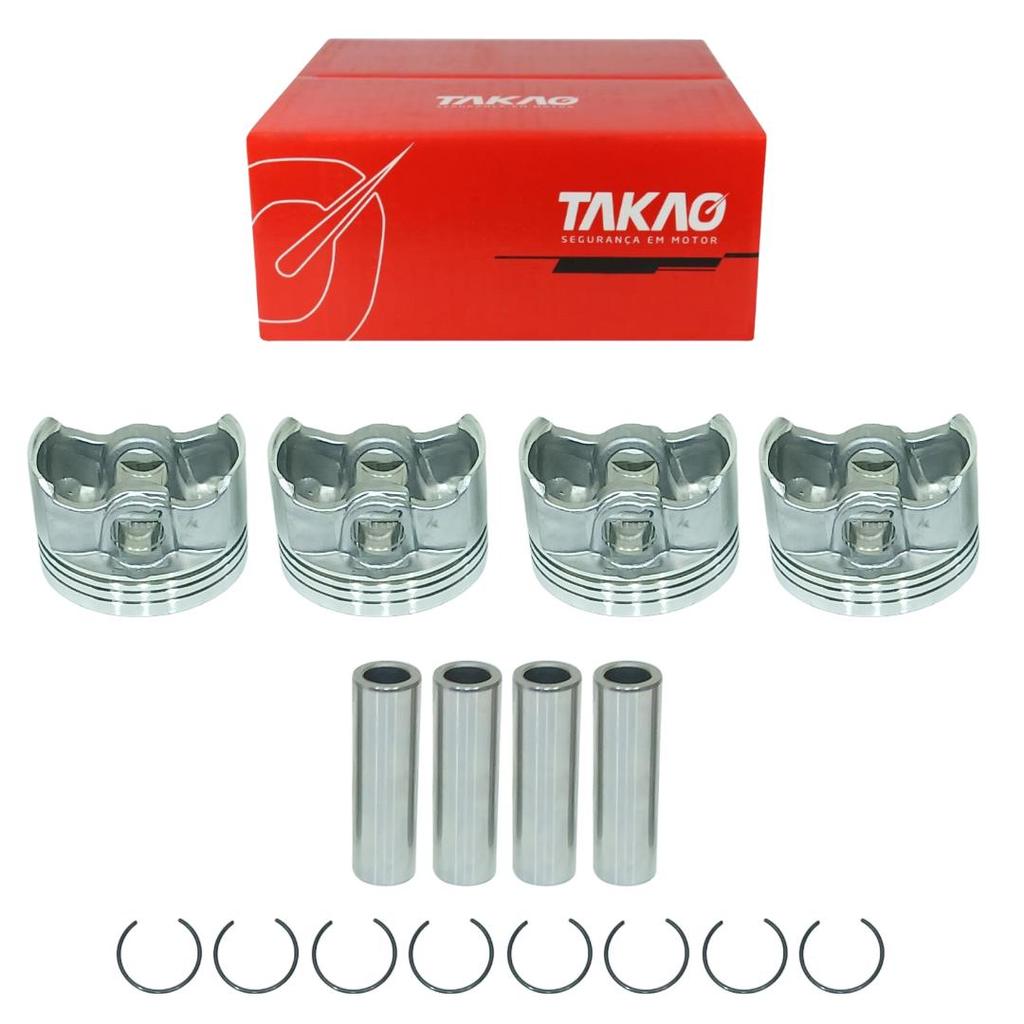 Jogo Pistao Motor 050 TAKAO Para Crv 2.0 16V De 2007 A 2011