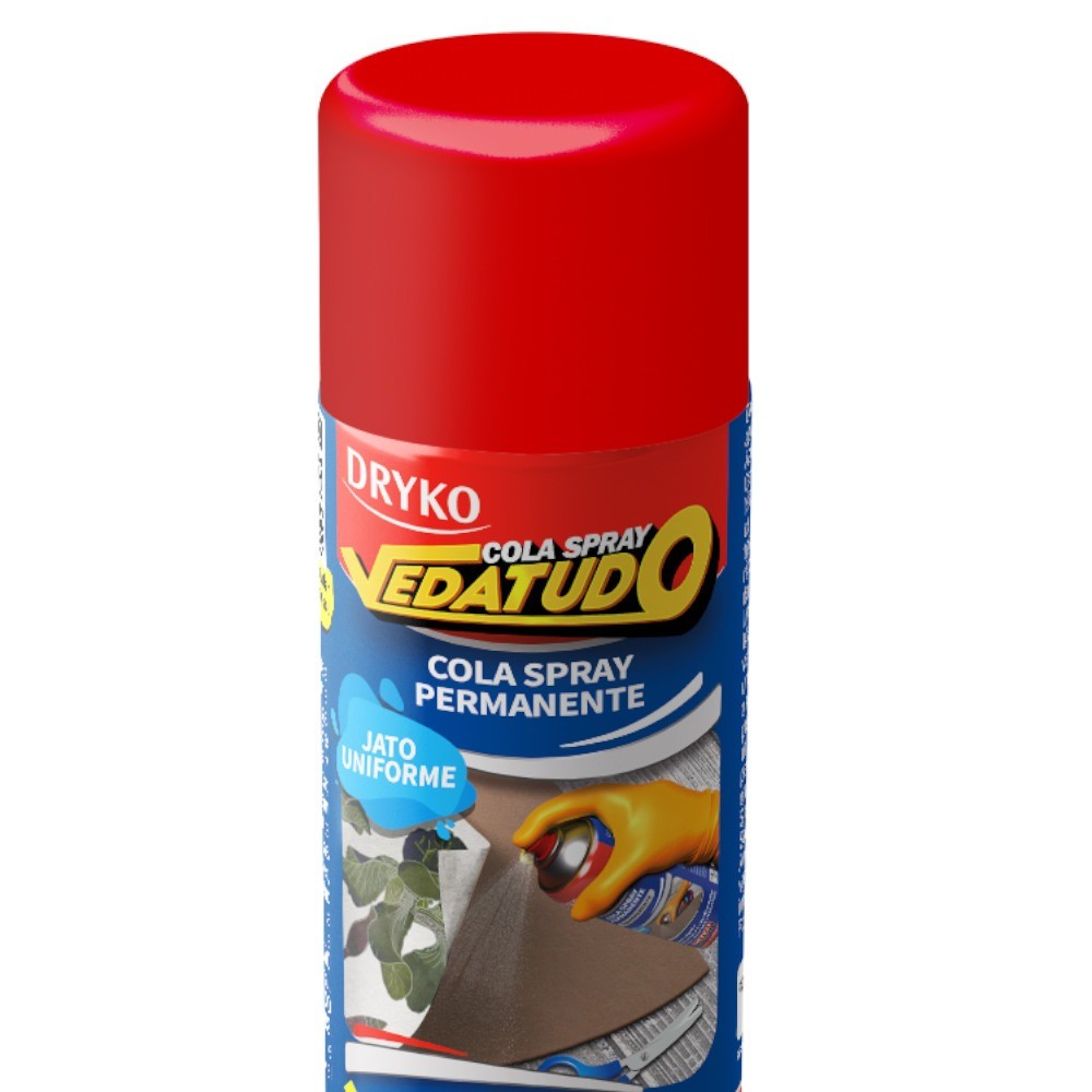 Detalhes do Cola Spray permanente 100 ml - Vedatudo Dryko