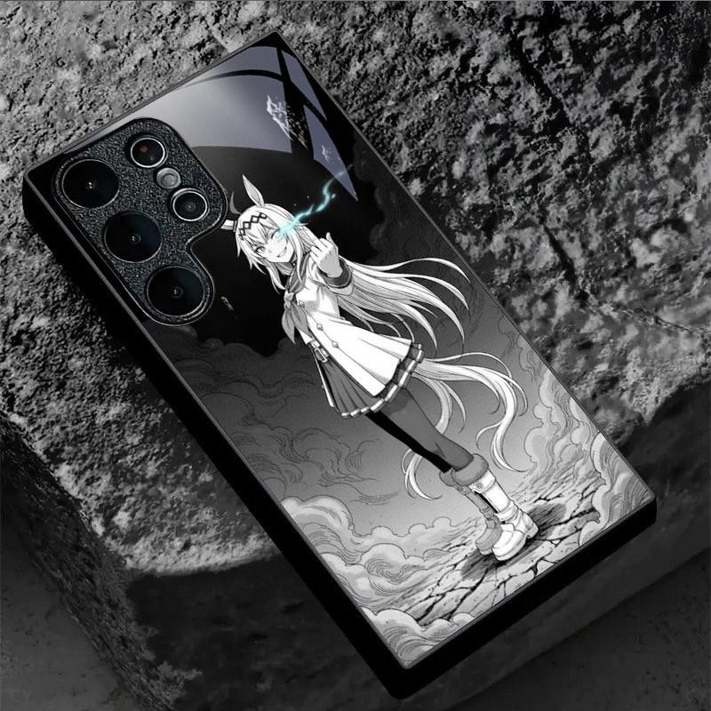 Oguri Cap Uma Musume 1 design Capa De Telefone De Vidro Para Samsung Galaxy S20 S21 S22 S23 S24 S25 Ultra Plus S23FE S24