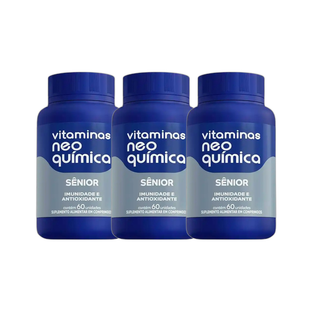Kit 3x Vitamina Sênior 50+ Com 60 Comprimidos - Neo Química