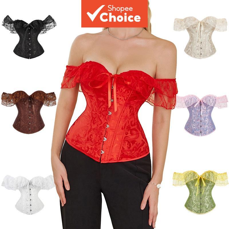 Top Cropped Feminino de Renda Branca ou Preta, Gola Barco, Mangas Curtas, Fecho de Renda