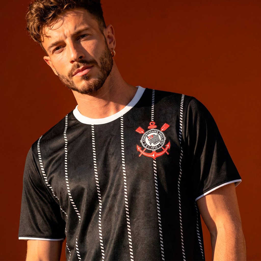 Camisa Corinthians Dash Lines Masculino