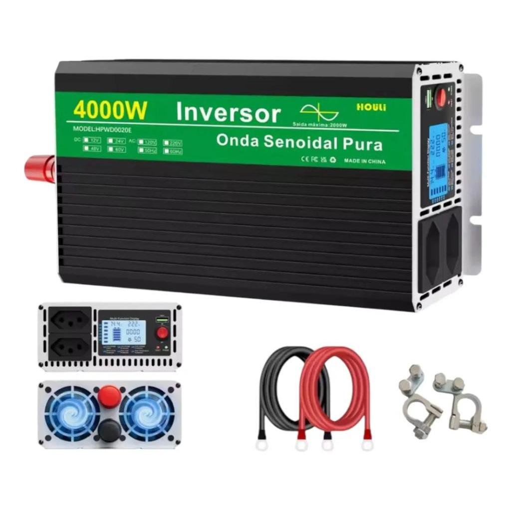Inversor 4000w De Tensao Onda Senoidal Pura 12v
