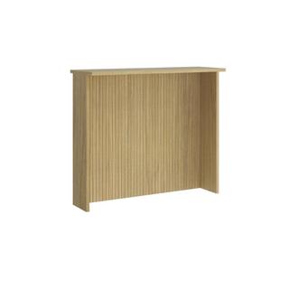 Bancada Alta para Cozinha 105x125 cm MDF De Alta Qualidade Amadeirado Claro Ilha Painel Casamia