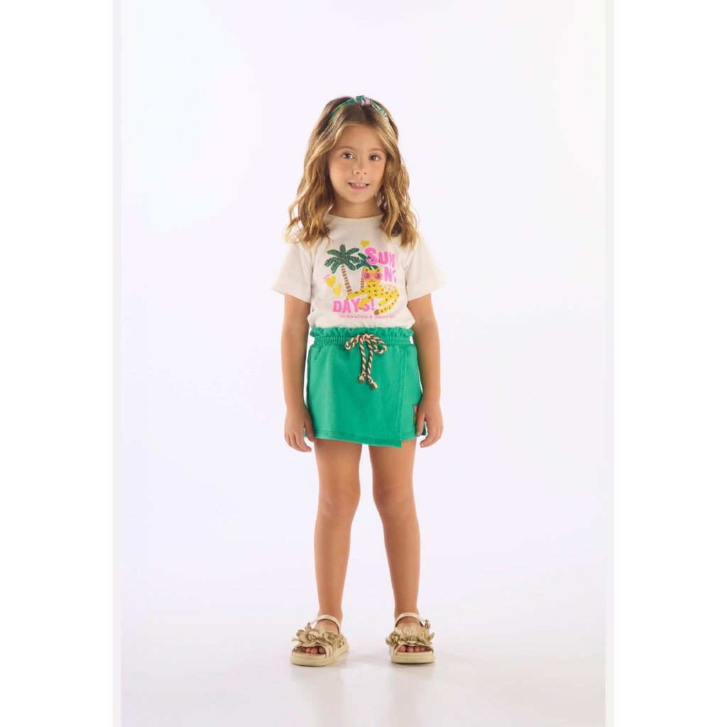 Conjunto Blusa Short-Saia Up Baby