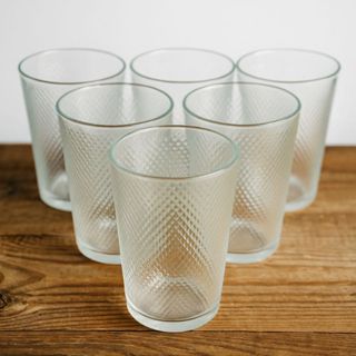 Jogo de Copos 6 Copos de vidro 200ml Conjunto de Copos Lehaví Oferta Dotz em Oferta na Shopee