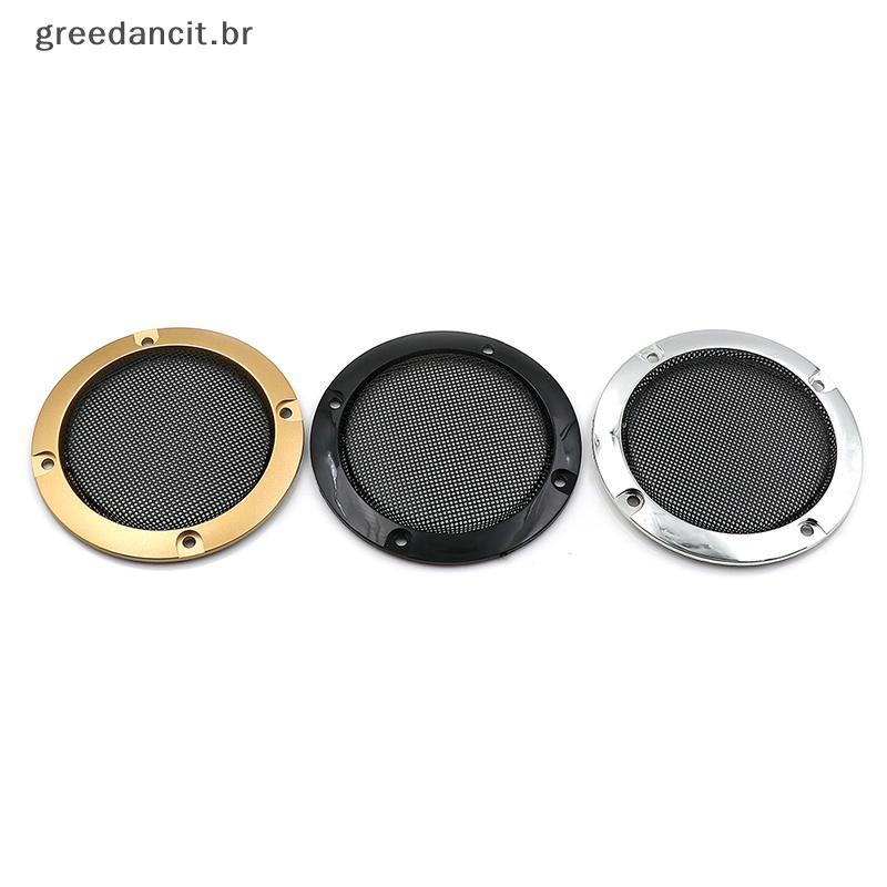 Capa De Alto-Falante De Áudio De 3 " Polegadas , Círculo Decorativo , Grade De Malha De metal , 2 Peças