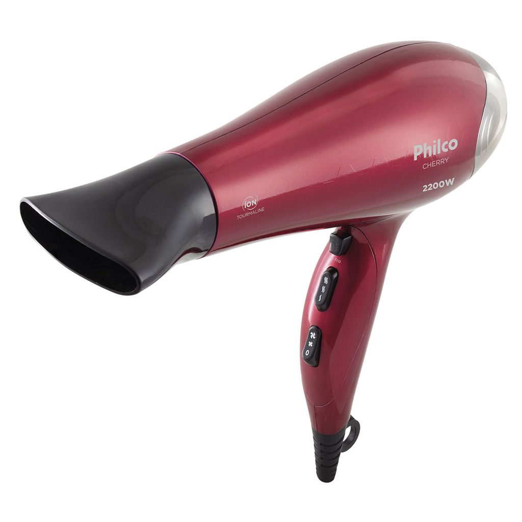 Detalhes do Kit Cuidados Pessoais Philco PKT3250 Cherry Tourmaline Íon