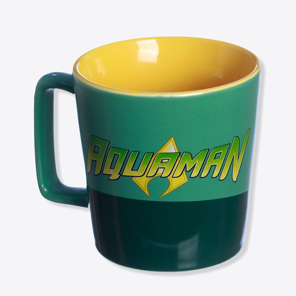 CANECA BUCK 400ML AQUAMAN em Oferta na Shopee