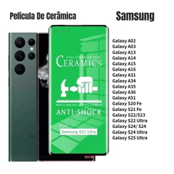 Película Cerâmica 5Pcs/10Pcs/25Pcs 9D Para Samsung Galaxy A02 A03 A05 A14 A15 S20Fe S21 S22 S23Ultra