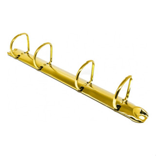 10 Garras Fichário Dourada A4 4 Argolas D 30mm Gold Ferragem Dourado em Oferta na Shopee