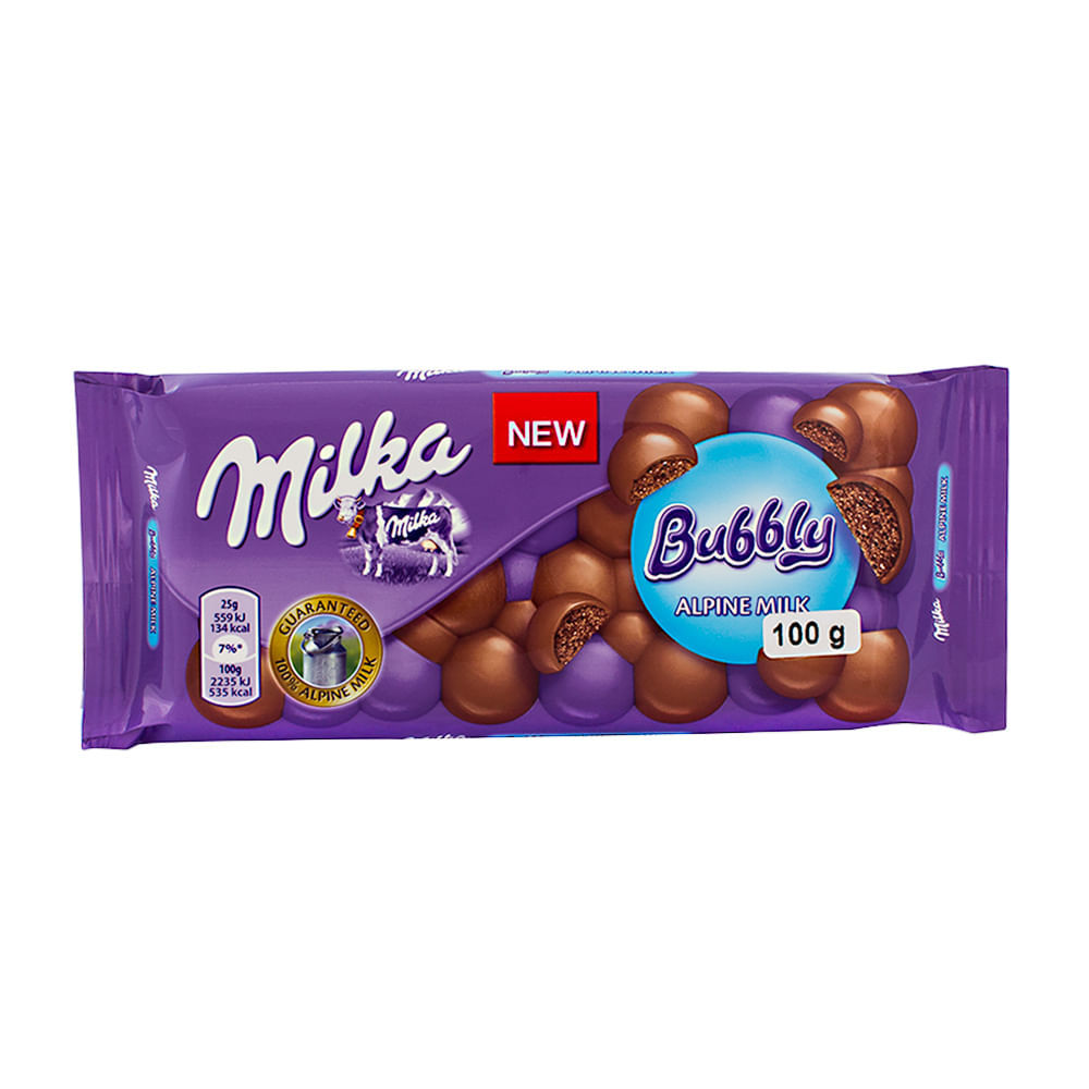 Chocolate Milka Bubbly Alpine Milk 90g