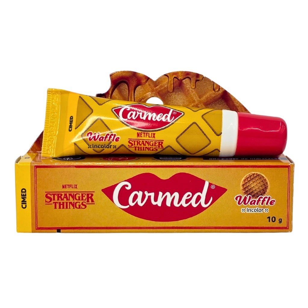 Hidratante Labial Waffle Stranger Things Incolor Carmed Cimed 10g