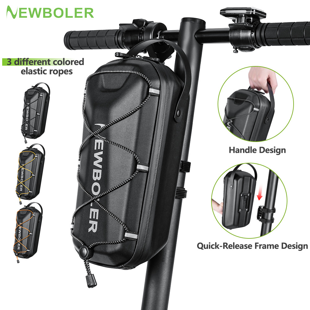Newboler 3L 5L Bolsa De Bicicleta De Liberação Rápida Scooter De Casca Dura Frontal Elétrica Para Ciclismo