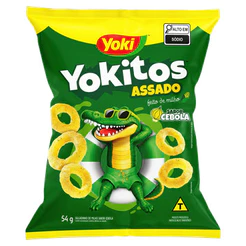 Yoki Salgadinho de Milho Anel Cebola Yokitos 54g