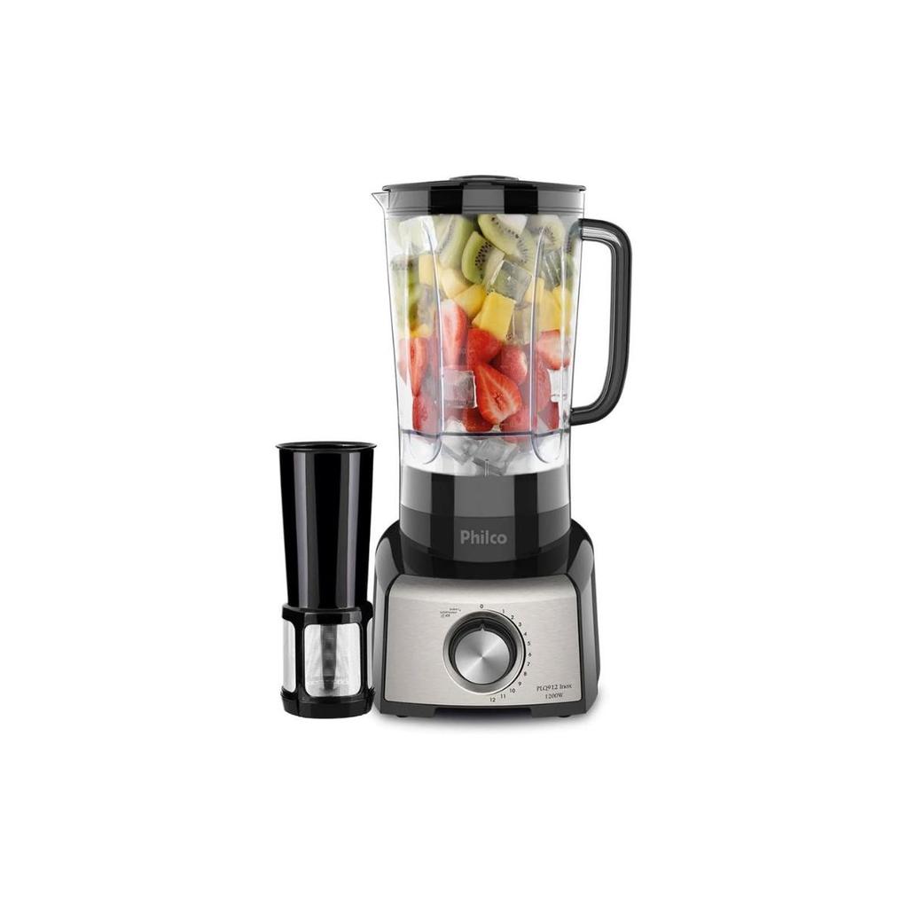 Liquidificador Philco PLQ912P Inox 127V 1200W Alta Potência