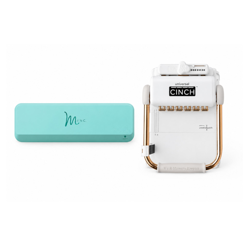 Encadernadora The Cinch Universal + Laminadora Minc We R