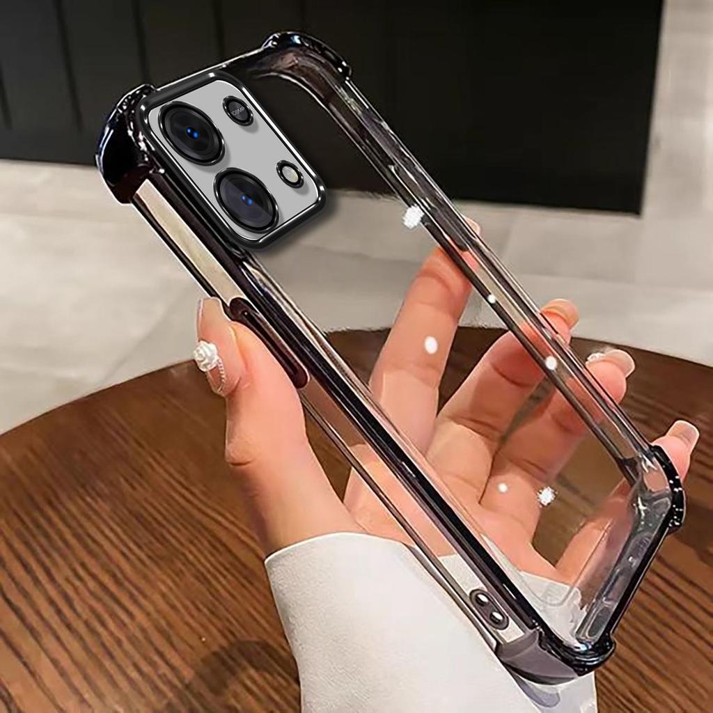 Capa Luxuosa Para Redmi Note 13 5G Pro 5G , Quatro Cantos , Anti-Queda , À Prova