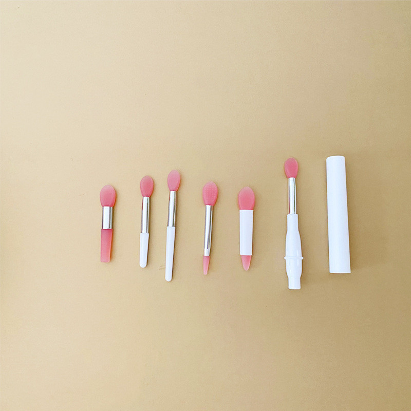 Pincel labial de Silicone, batom, pincel de maquiagem, batom, sombra, corretivo, ferramenta de beleza Universal, brilho 