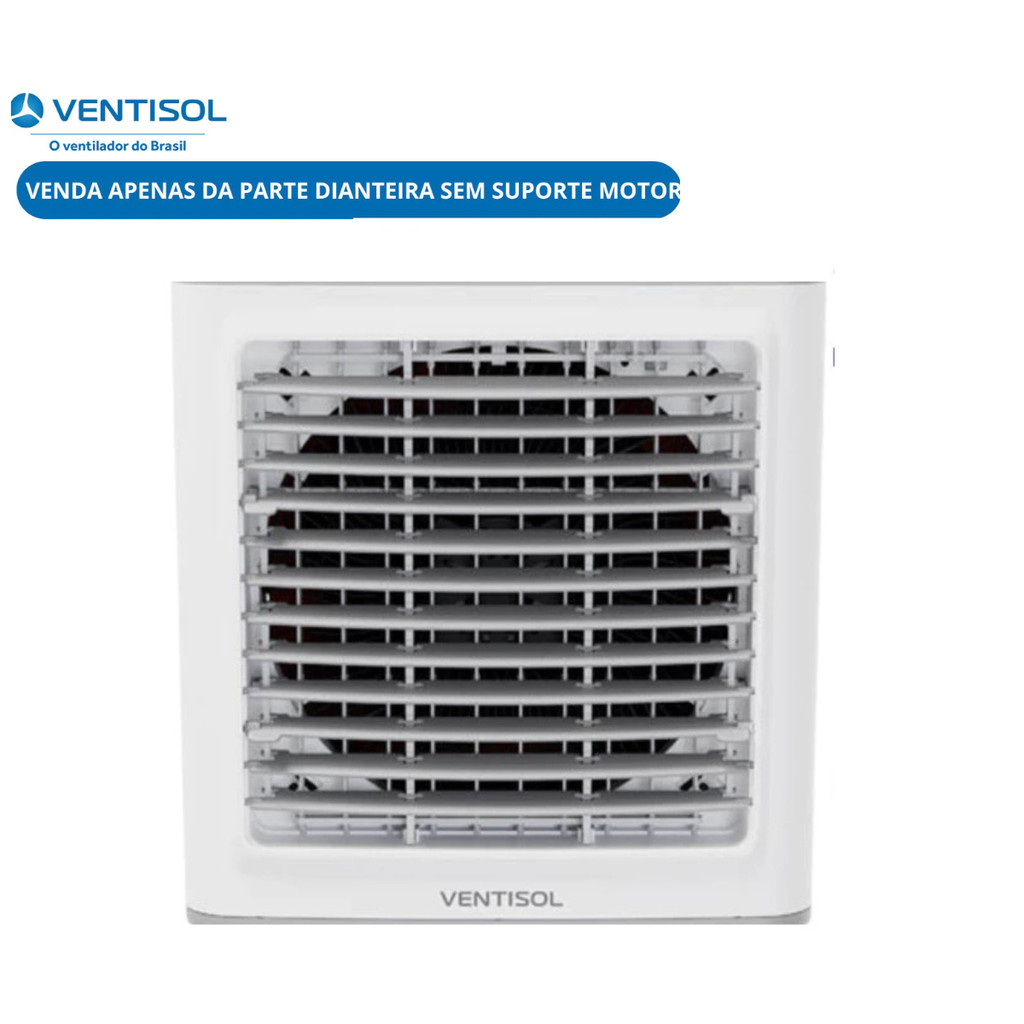Grade Frente Climatizador Ventisol Clin Original Peça Reposição Frontal Saída De Ar Brancas Completa