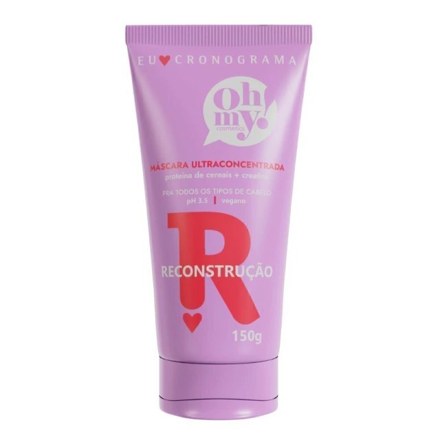 Máscara Reconstrução Eu Amo Cronograma 150g Oh My