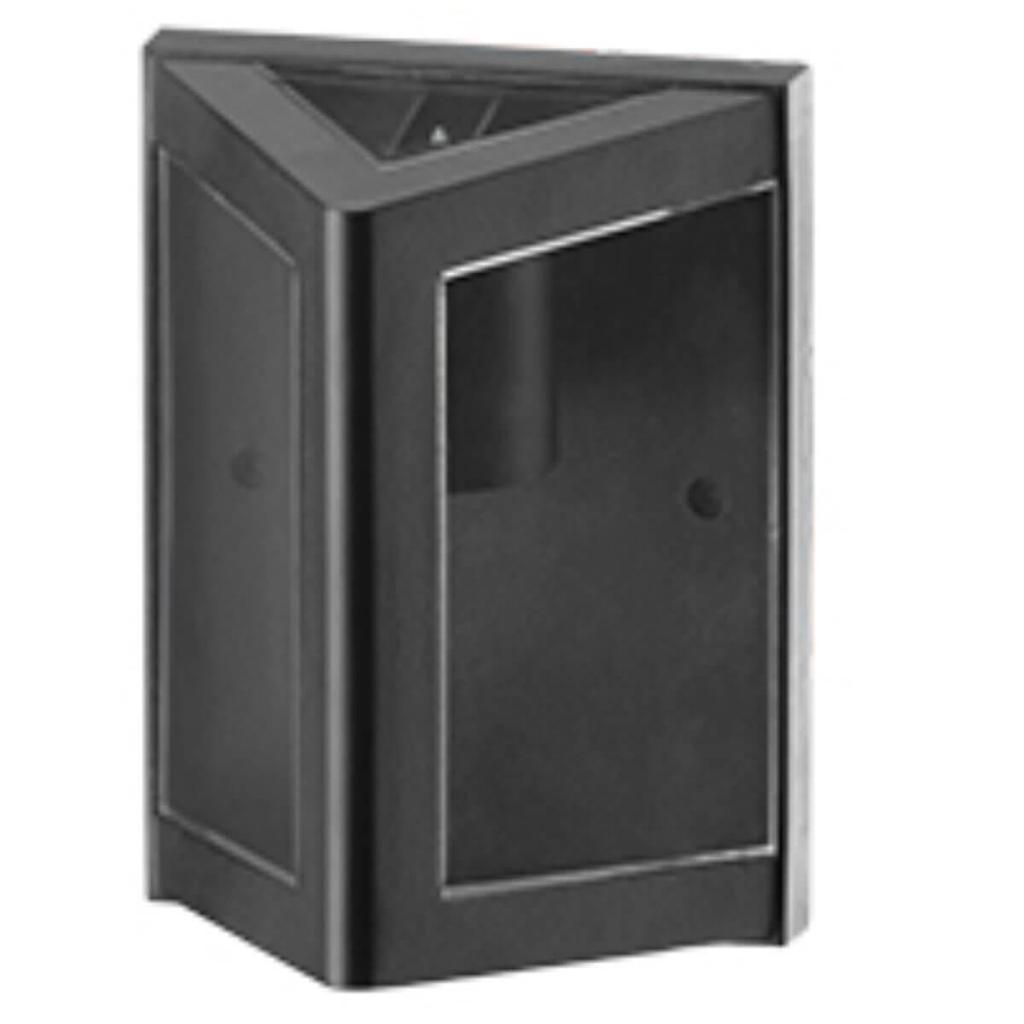 Luminária Arandela de Parede Triangular Preta Termoplástico Smart Dital  Varanda Fachada