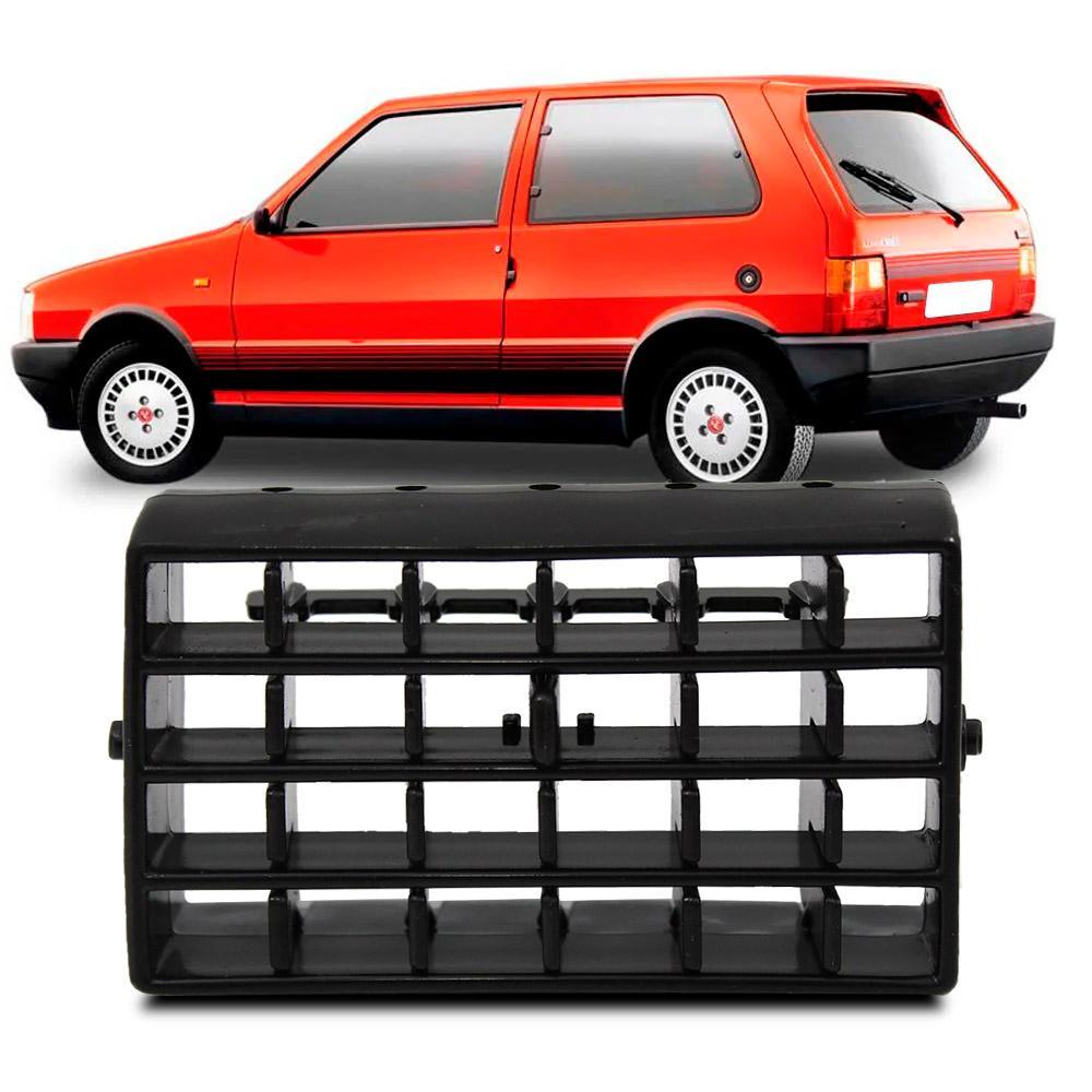 Difusor de Ar Central com Aletas Uno Prêmio Elba 1985 a 1994 Tempra 1992 a 1994 Preto
