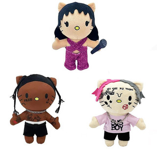 Brinquedo de Pelúcia LIL PEEP de 22cm, Hello Selena, Brinquedo de Anime Fofo, Boneca Macia para Decoração de Quarto JSKQ