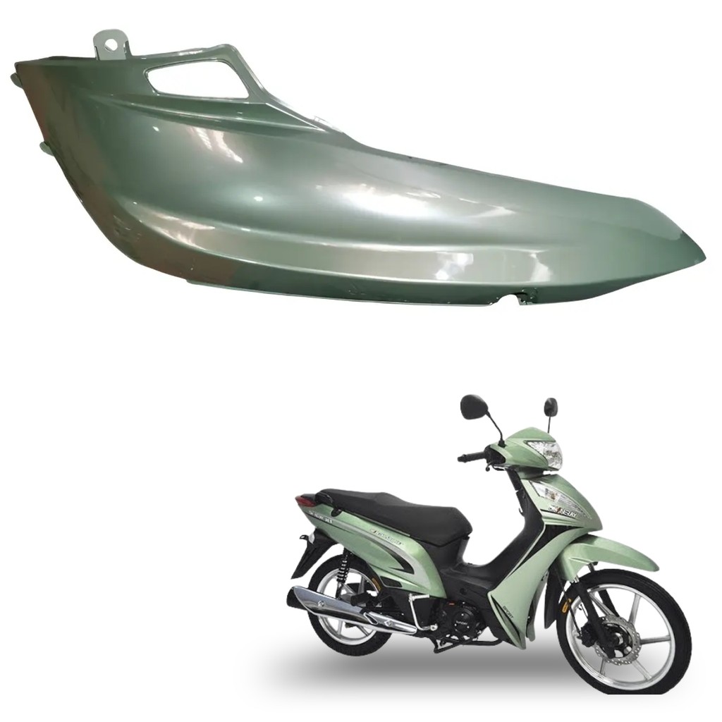 CARENAGEM RABETA TRASEIRA DIREITO IRON SHINERAY JET 50 JET-50 VERDE 2012 A 2019